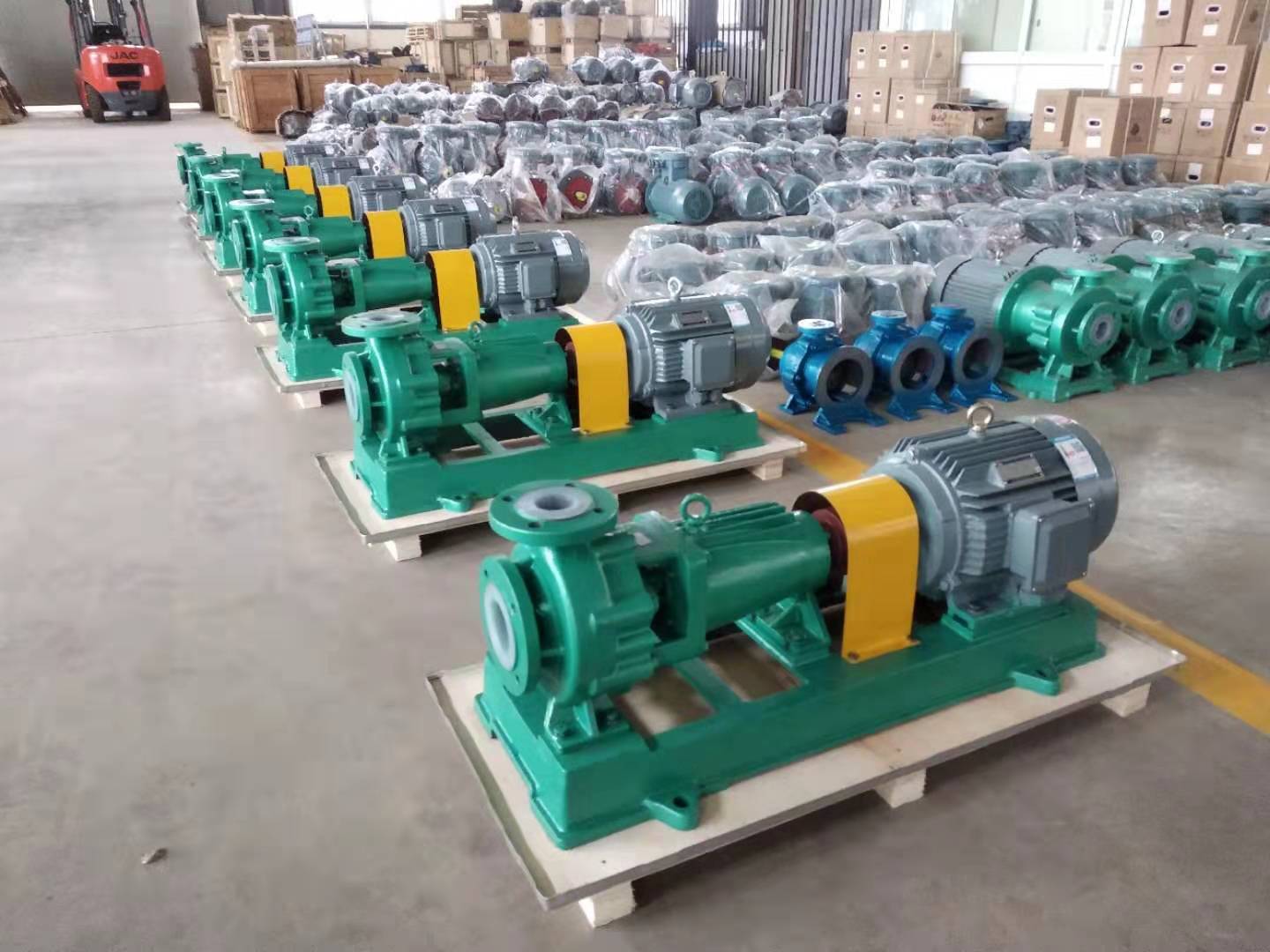 PTFE lined centrifugal pumps