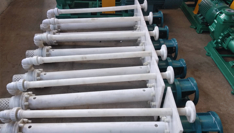 enam pompa cair polipropilen tahan karat tenglong yang dibuat khusus dikirim ke negara-negara asing